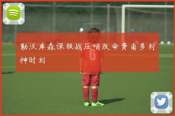 勒沃库森保级战压哨改命费南多封神时刻